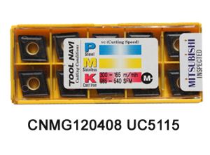 Ugljevi za okretanje karbida CNMG120408 UC5115